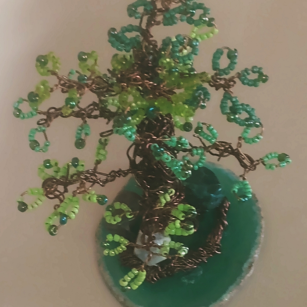 Hand Crafted Miniature jungle tree - Picture 2 of 3
